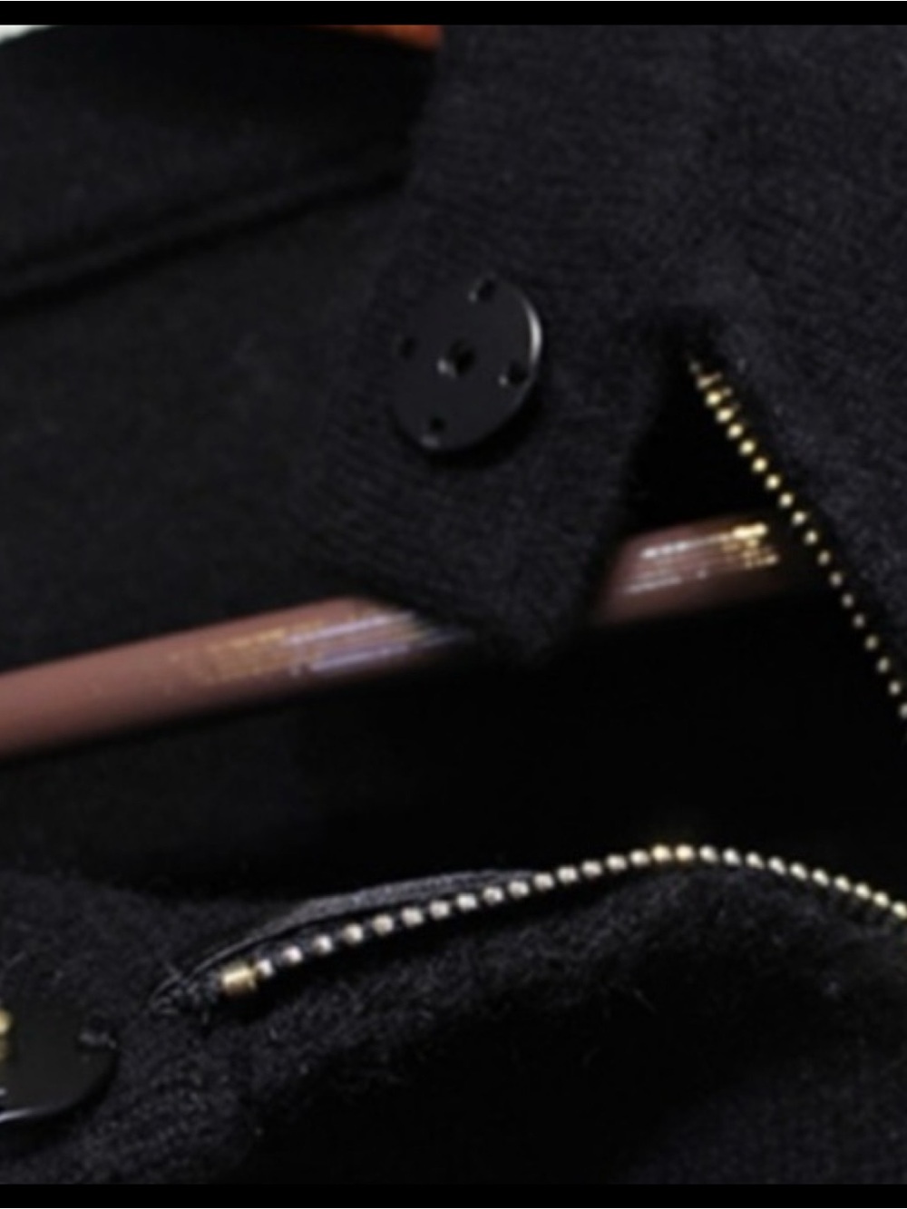 Black Soft Sequin Cape Poncho - Picture 8 of 8